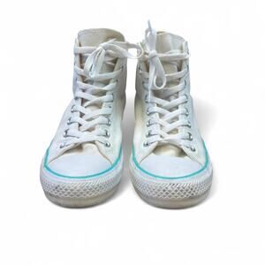 Converse women’s white High-Top Sneakers size 7.5 sku 348-LRS